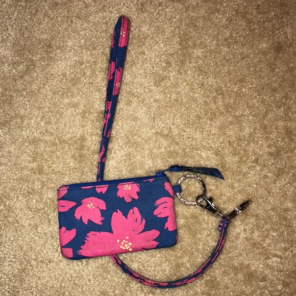 USED Vera Bradley Lanyard w ID/Card/Money/Coin - Picture 3 of 8